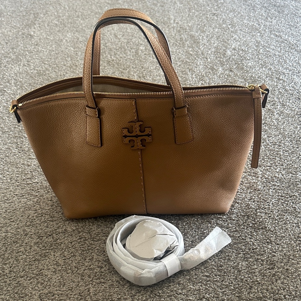 Tory Burch Tan Leather Satchel